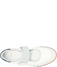 Sofft Kelly Suede and Nylon Retro Mary Jane Sneakers