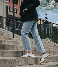 Sofft Kelly Suede and Nylon Retro Mary Jane Sneakers