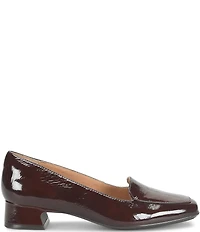 Sofft Lavender Crinkle Patent Leather Moc Toe Loafer Pumps