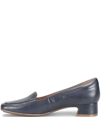 Sofft Lavender Leather Moc Toe Loafer Pumps