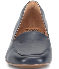 Sofft Lavender Leather Moc Toe Loafer Pumps