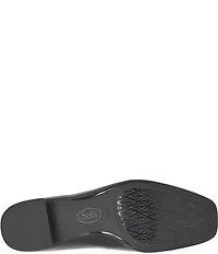 Sofft Lavender Leather Moc Toe Loafer Pumps