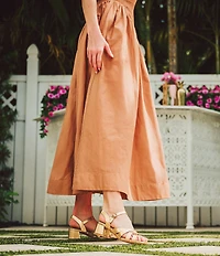 Sofft Lindsey Leather Block Heel Sandals