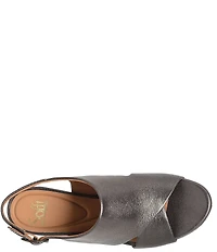 Sofft Liv Leather Block Platform Heels