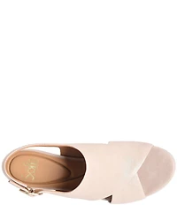 Sofft Liv Leather Block Platform Heels