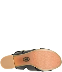 Sofft Lizzie Leather Platform Dress Sandals