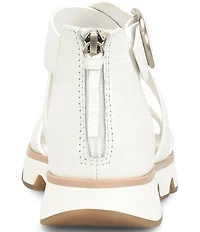 Sofft Mackenna Leather Ankle Strap Sandals