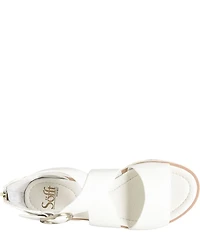 Sofft Mackenna Leather Ankle Strap Sandals