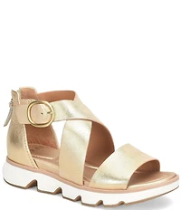 Sofft Mackenna Leather Ankle Strap Sandals