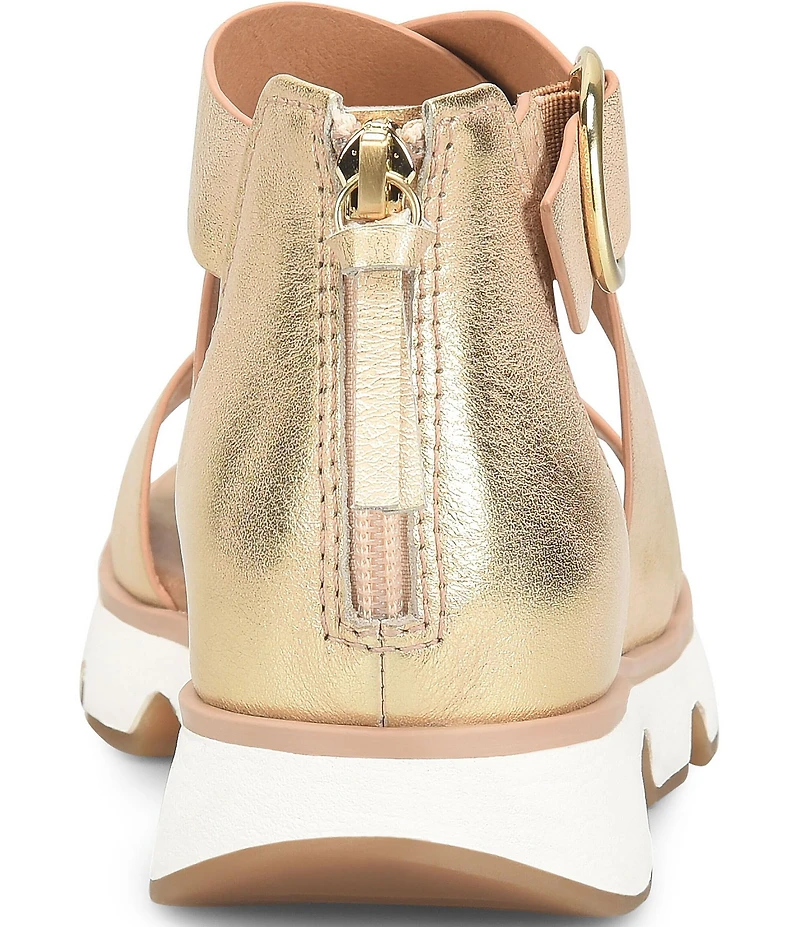 Sofft Mackenna Leather Ankle Strap Sandals