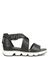 Sofft Mackenna Leather Ankle Strap Sandals