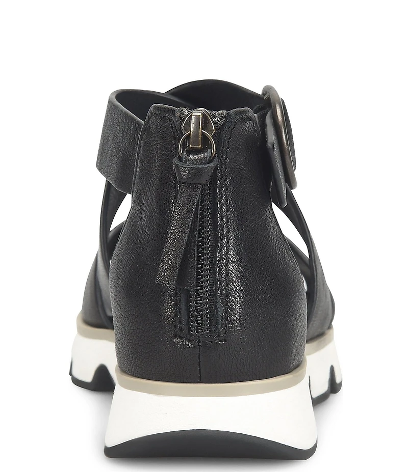 Sofft Mackenna Leather Ankle Strap Sandals