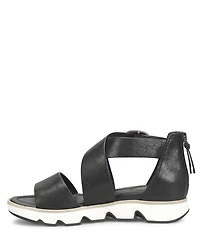 Sofft Mackenna Leather Ankle Strap Sandals