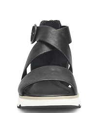 Sofft Mackenna Leather Ankle Strap Sandals