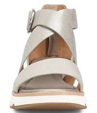 Sofft Mackenna Leather Ankle Strap Sandals