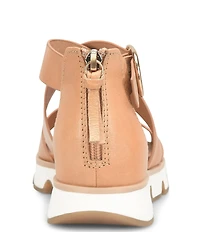 Sofft Mackenna Leather Ankle Strap Sandals