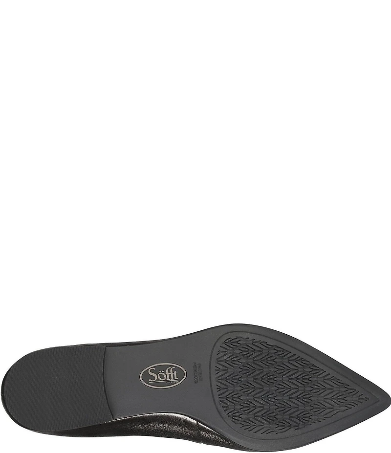 Sofft Madrid Leather Pointed Ballet Flats