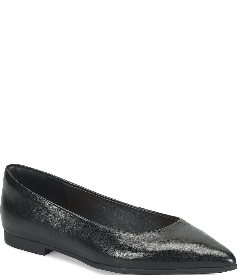 Sofft Madrid Leather Pointed Ballet Flats