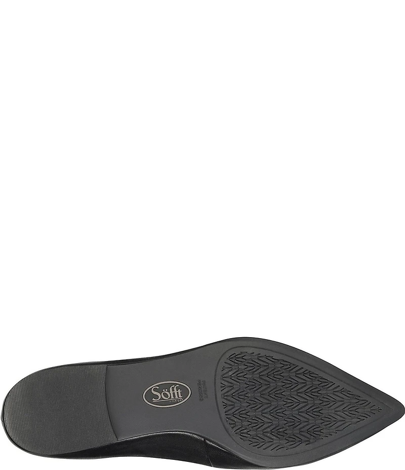 Sofft Madrid Leather Pointed Ballet Flats