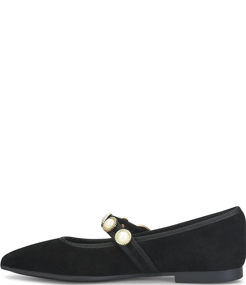 Sofft Mallory Suede Ornament Mary Jane Flats