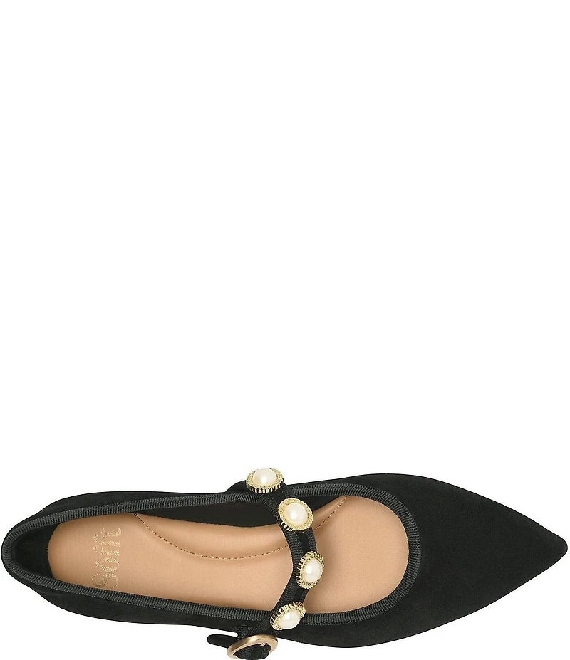 Sofft Mallory Suede Ornament Mary Jane Flats