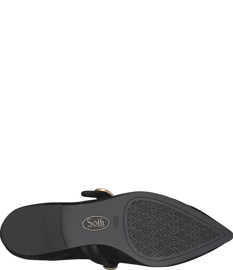 Sofft Mallory Suede Ornament Mary Jane Flats