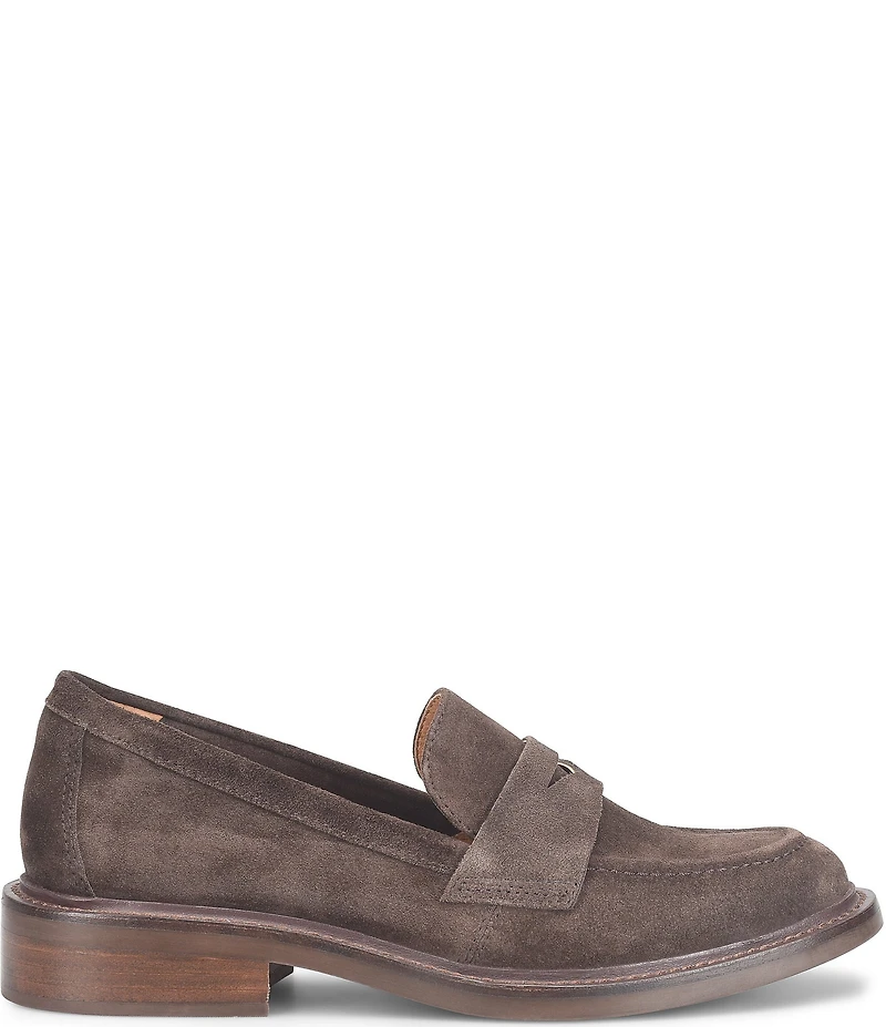 Sofft Mara Ultra Soft Suede Penny Keeper Loafers