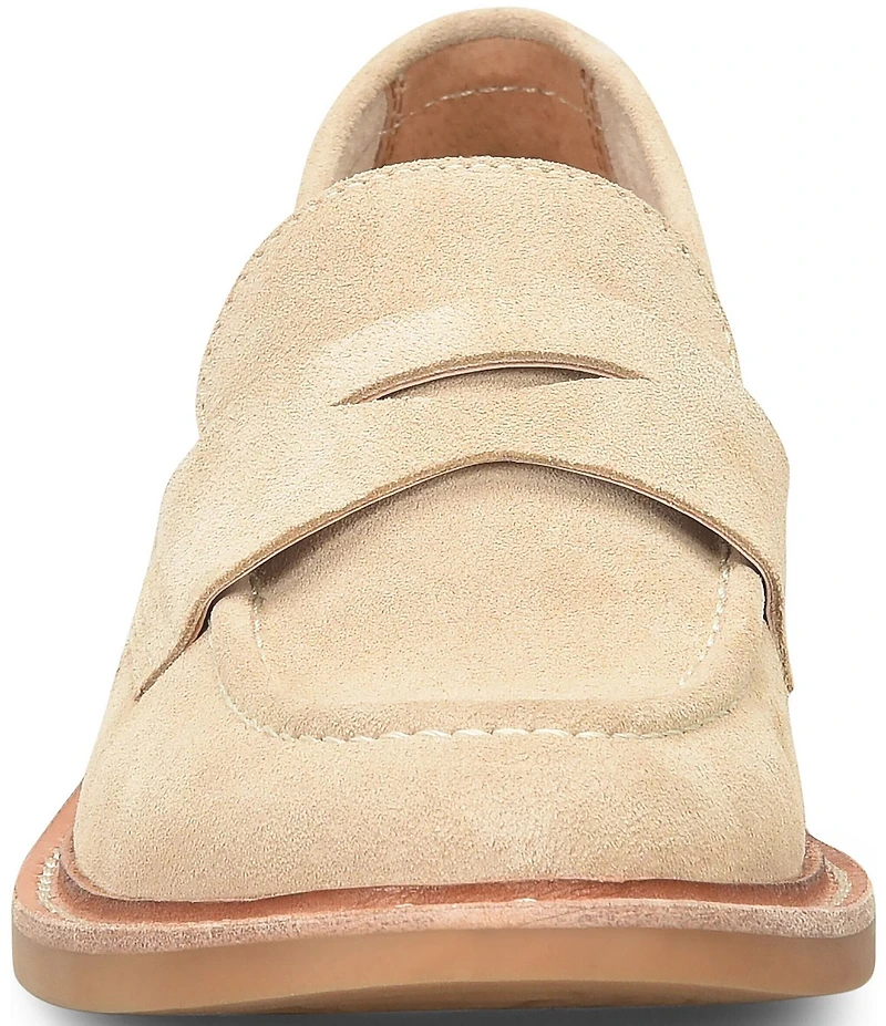 Sofft Mara Ultra Soft Suede Penny Keeper Loafers