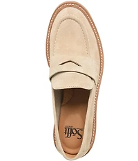 Sofft Mara Ultra Soft Suede Penny Keeper Loafers