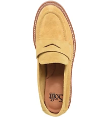 Sofft Mara Ultra Soft Suede Penny Keeper Loafers