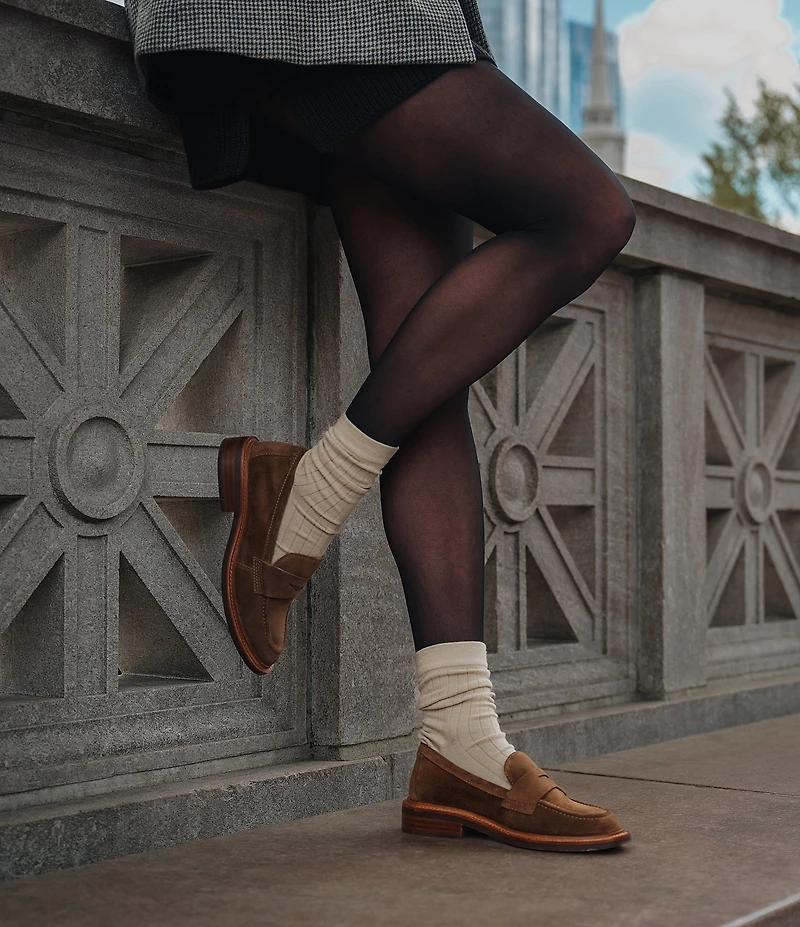 Sofft Mara Ultra Soft Suede Penny Keeper Loafers