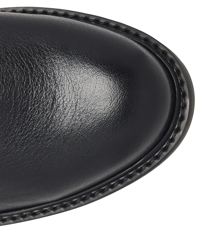 Sofft Martha Leather Block Heel Chelsea Booties