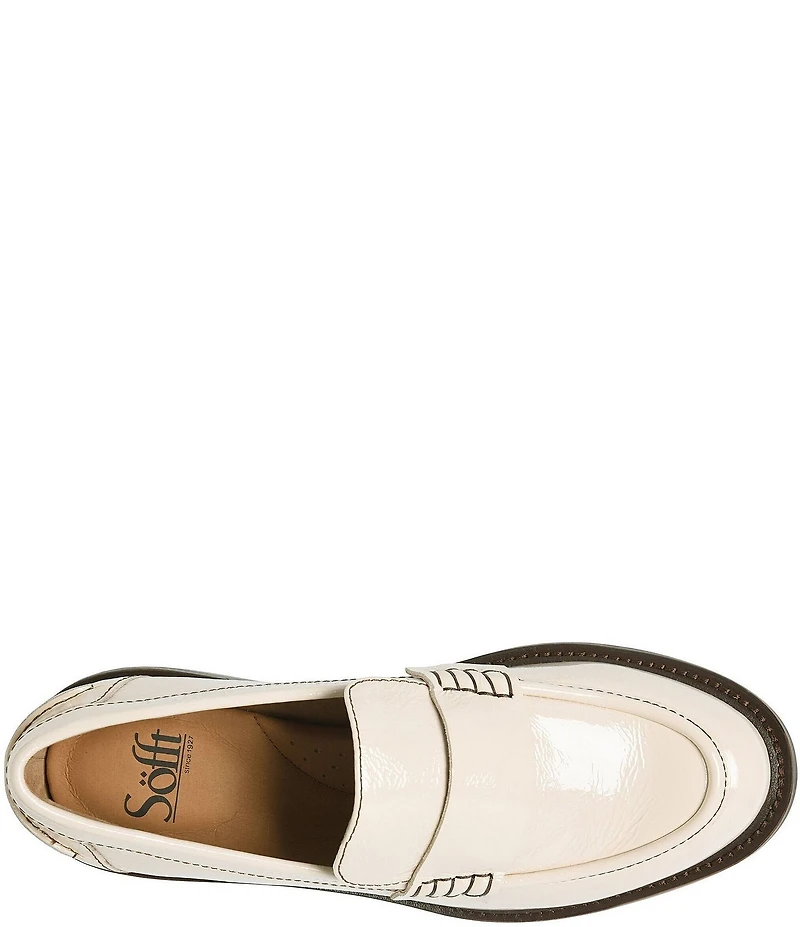Sofft Meryl Waterproof Patent Leather Loafers