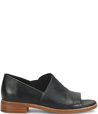 Sofft Naydeen Embossed Leather Block Heel Shooties