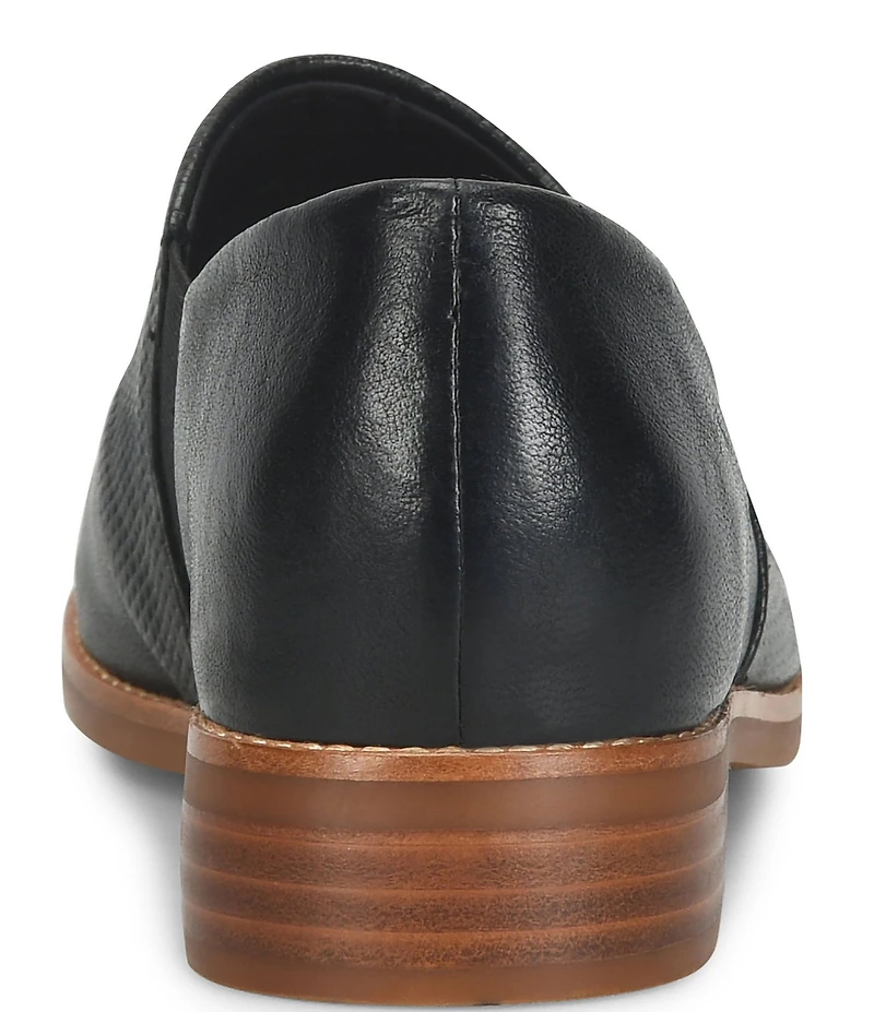 Sofft Naydeen Embossed Leather Block Heel Shooties