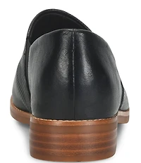 Sofft Naydeen Embossed Leather Block Heel Shooties