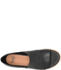 Sofft Naydeen Embossed Leather Block Heel Shooties