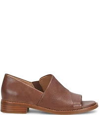 Sofft Naydeen Embossed Leather Block Heel Shooties