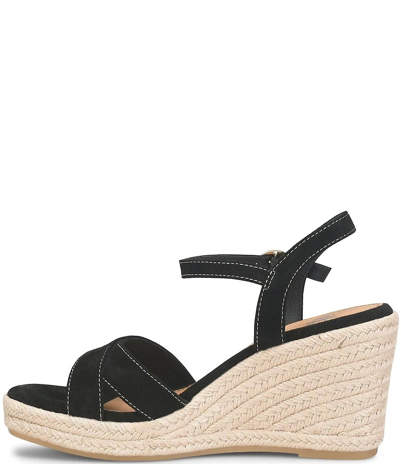 Sofft Neely Platform Espadrille Criss Cross Wedge Sandals