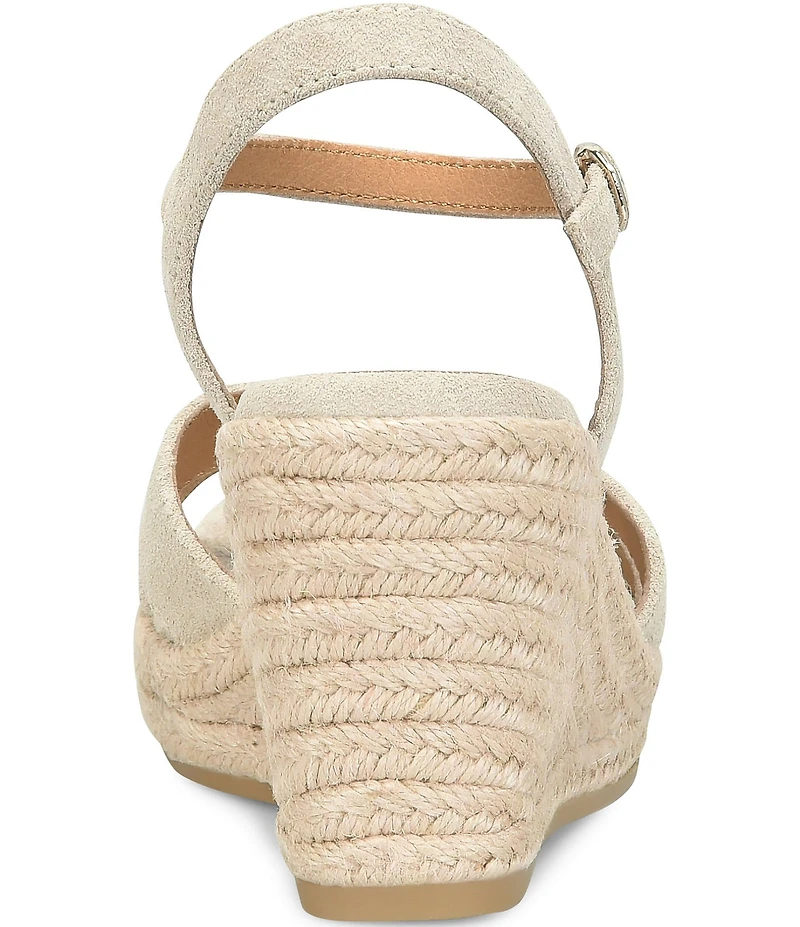 Sofft Neely Platform Espadrille Criss Cross Wedge Sandals