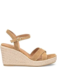 Sofft Neely Platform Espadrille Criss Cross Wedge Sandals
