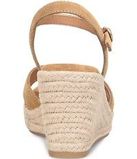 Sofft Neely Platform Espadrille Criss Cross Wedge Sandals