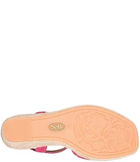 Sofft Neely Platform Espadrille Criss Cross Wedge Sandals