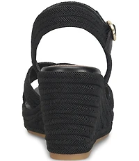 Sofft Newbury Platform Espadrille Wedge Sandals