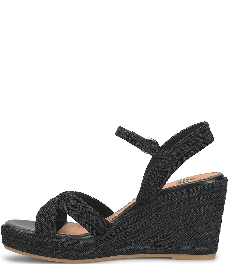 Sofft Newbury Platform Espadrille Wedge Sandals