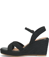 Sofft Newbury Platform Espadrille Wedge Sandals