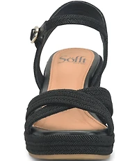 Sofft Newbury Platform Espadrille Wedge Sandals