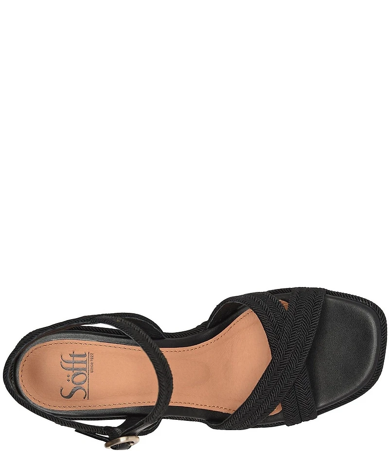 Sofft Newbury Platform Espadrille Wedge Sandals