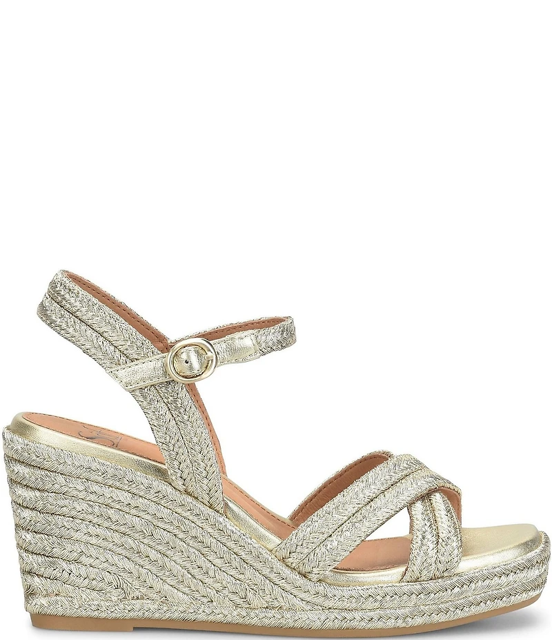 Sofft Newbury Platform Espadrille Wedge Sandals