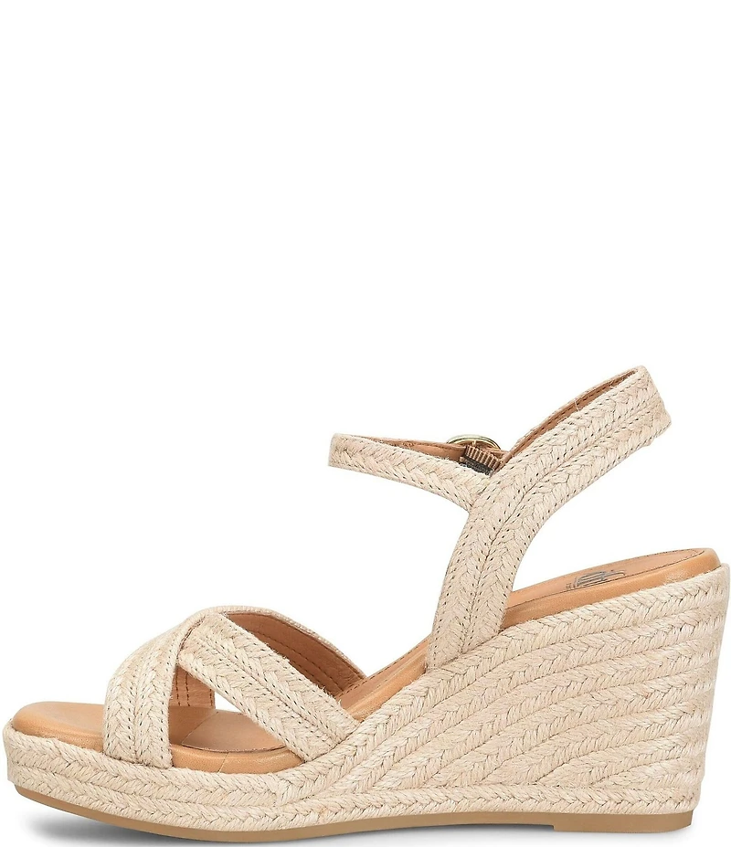 Sofft Newbury Platform Espadrille Wedge Sandals